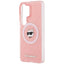 Karl Lagerfeld IML Repeated Choupette MagSafe – Samsung Galaxy S26 Ultra dėklas (rožinis)