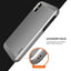 Obliq Slim Meta – dėklas iPhone Xs / X (Satin Silver)