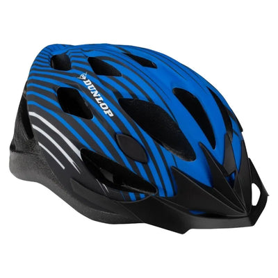 Dunlop – Reguliuojamas MTB dviratininko šalmas, dydis M, 55-58 cm (mėlynas-juodas)