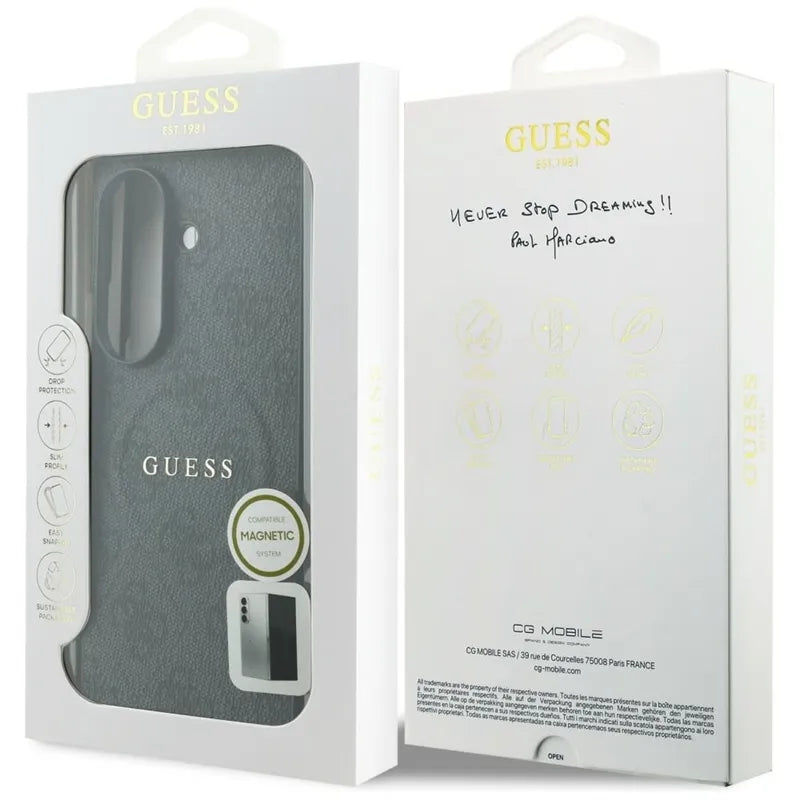 Guess 4G Classic MagSafe – dėklas Samsung Galaxy Z Fold 8 Ultra (juodas)