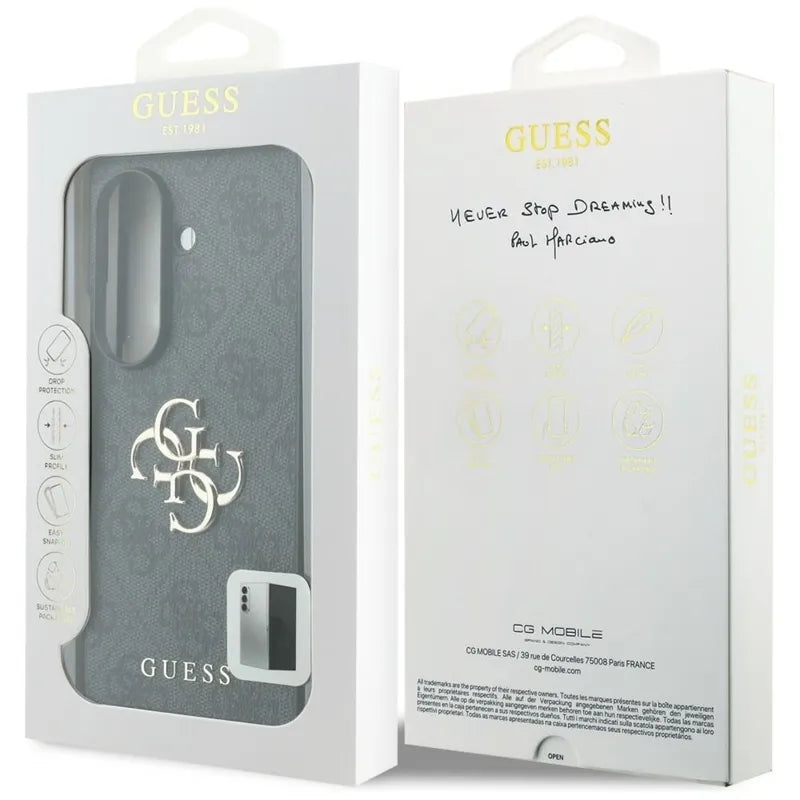 Guess Big 4G Logo – Samsung Galaxy Z Fold 8 Ultra dėklas (juodas)