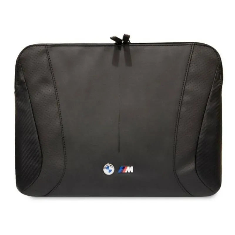 BMW Carbon&Perforated – nešiojamojo kompiuterio dėklas 16" (juodas)