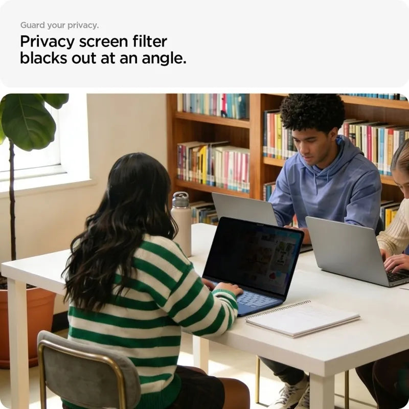 Spigen SafeView - Privatumo plėvelė skirta MacBook Neo