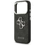 Guess 4G Big 4G Classic Logo – dėklas iPhone 17 Pro (juodas / sidabrinis)