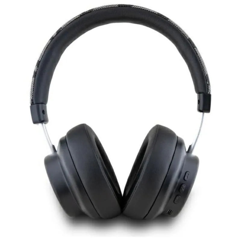 DKNY Checkered Pattern – Belaidės „Bluetooth V5.3“ ausinės su lankeliu (juodos)