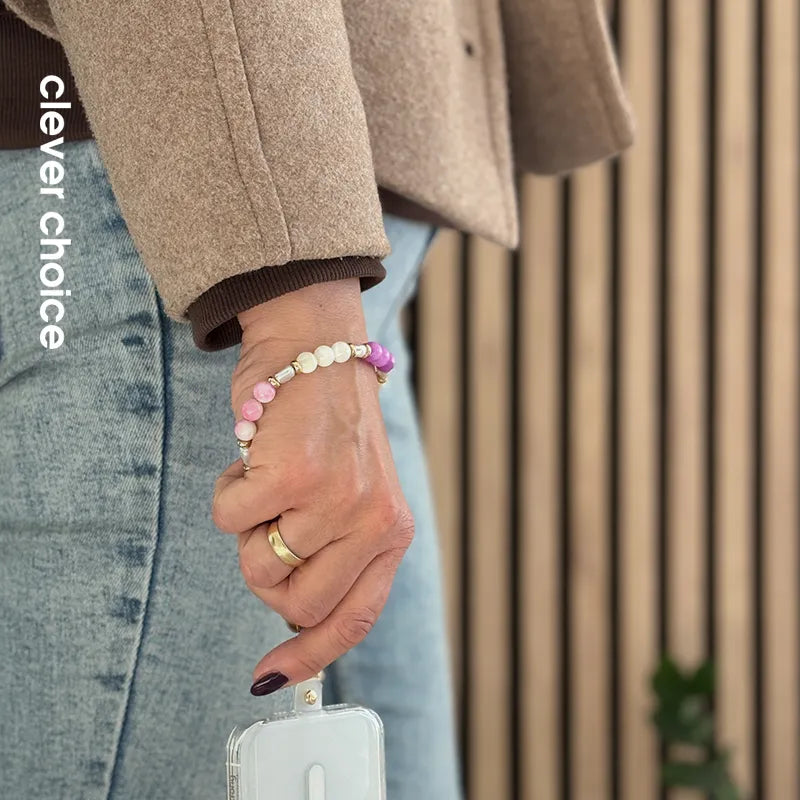 Crong Phone Charm – telefono pakabukas (Pearls)