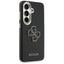 Guess Grained Big 4G Metal Logo – Samsung Galaxy S26 dėklas (juodas)