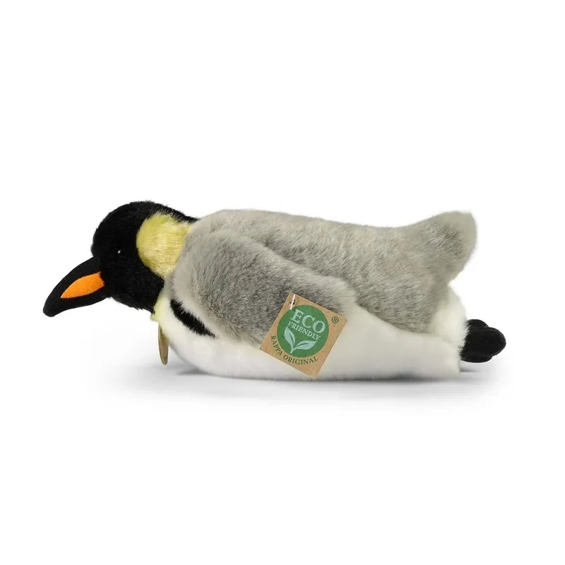 Rappa – Pliušinis tikroviškas žaislas gulintis pingvinas 28 cm, Eco-Friendly