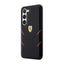 Ferrari Hot Stamp Lines dėklas, skirtas Samsung Galaxy S23+ (juodas)