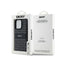 DKNY Leather Mono Stripe & Metal Logo – dėklas iPhone 15 Pro Max (juodas)