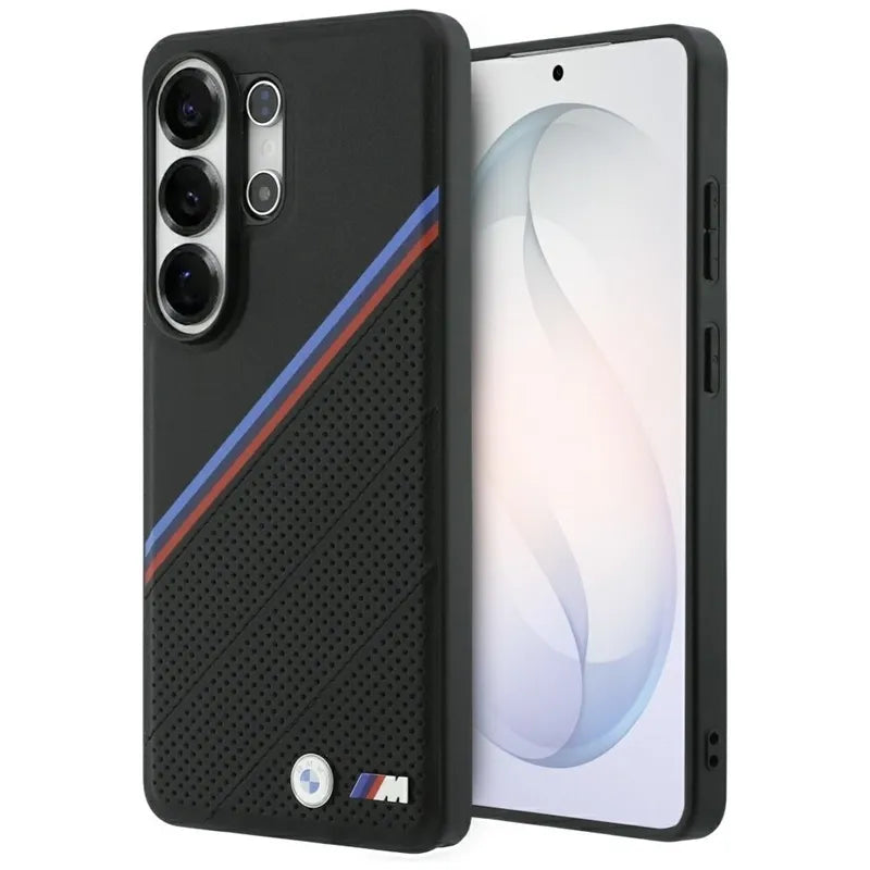 BMW Tricolor Metal Logo MagSafe – Samsung Galaxy S26 Ultra dėklas (juodas)