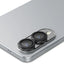 Spigen Optik Pro GLAS.TR EZ Fit fotoaparato apsauga, 2 vnt. - objektyvo apsauga, skirta Samsung Galaxy S25 Edge (juoda)