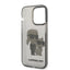 Karl Lagerfeld IML Glitter NFT Karl & Choupette – Dėklas, skirtas iPhone 14 Pro Max (Juodas)