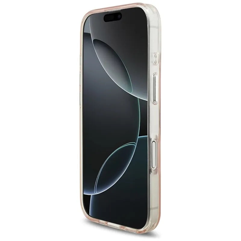 Karl Lagerfeld IML Karl RSG Logo MagSafe – dėklas iPhone 17 (rožinis)
