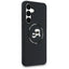 Karl Lagerfeld Silicone Karl & Choupette Heads MagSafe – Dėklas Samsung Galaxy S25 FE (juodas)