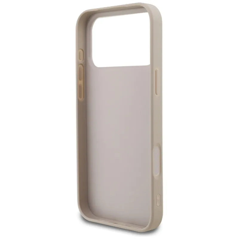 Guess 4G Classic – dėklas iPhone 17 Pro Max (rožinis)