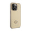 Guess 4G Strass Metal Logo – dėklas iPhone 15 Pro (auksinis)