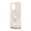Hello Kitty Ring Stand Glitter Electrop Logo MagSafe - dėklas iPhone 15 Pro Max (rožinis)