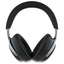 Guess Metal Script Logo – belaidės ant ausų dedamos „Bluetooth“ ausinės ANC + ENC (juodos)