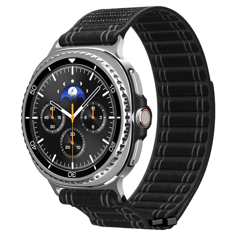 Spigen WBF0 apyrankė – Dirželis Samsung Galaxy Watch 8 / 8 Classic 40 / 44 / 46 mm (juoda)
