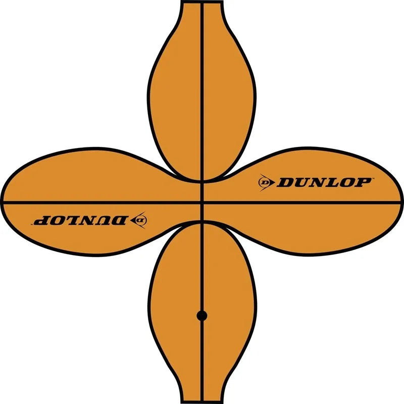 Dunlop – lauko krepšinio kamuolys, 8 dalių, 7 dydis (oranžinis)