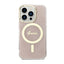 Guess 4G MagSafe – Dėklas iPhone 14 Pro (rožinis)