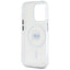 Karl Lagerfeld IML Metal Karl Head MagSafe – dėklas iPhone 15 Pro Max (baltas)