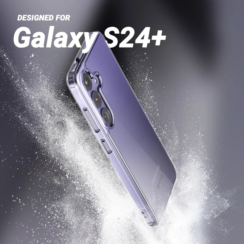 Crong Crystal Shield Cover – dėklas Samsung Galaxy S24+ (skaidrus)