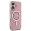 Guess IML Rhinestones MagSafe – dėklas iPhone 16 (rožinis)
