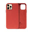 Crong Essential Cover – dirbtinės odos dėklas, skirtas iPhone 12 Pro Max (raudonas)
