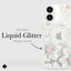 Kate Spade New York Liquid Glitter MagSafe – dėklas iPhone 16 (Hollyhock Floral)