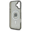 Karl Lagerfeld IML Metal Karl Head MagSafe – dėklas iPhone 16 Plus (juodas)