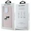 Karl Lagerfeld Silicone Double Heads Print MagSafe - dėklas iPhone 16 Pro Max (rožinis)