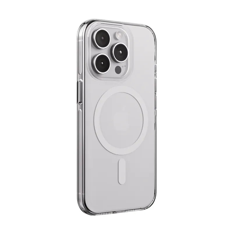Crong Clear MAG Pro - iPhone 15 Pro MagSafe dėklas (skaidrus)
