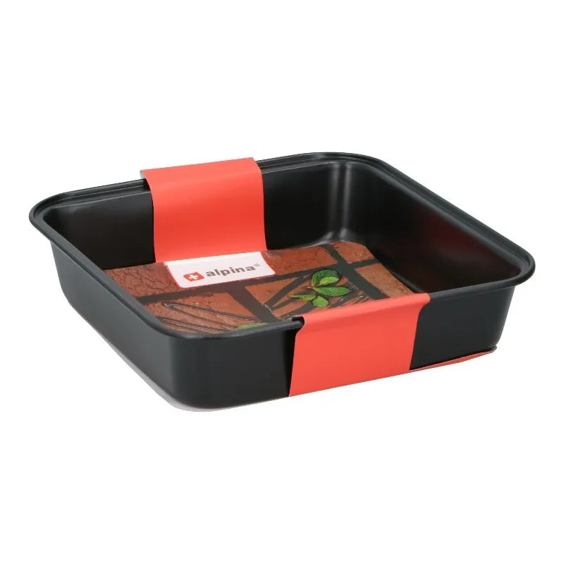 Alpina – Kvadratinė kepimo forma su nepridegančia danga 23x22x5 cm