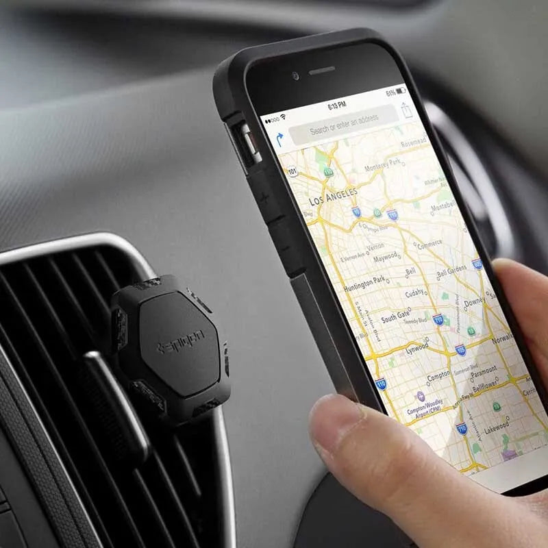Spigen magnetinis automobilinis laikiklis QS11 - Automobilinis laikiklis (juodas)