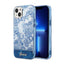 „Guess Porcelain Collection“ – dėklas „iPhone 14 Plus“ (mėlynas)