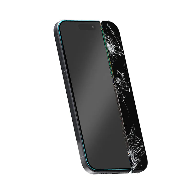 Crong 7D Nano Flexible Glass – nedūžtantis 9H hibridinis stiklas visam iPhone 14 Plus / iPhone 13 Pro Max ekranui