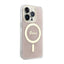 Guess 4G MagSafe – Dėklas iPhone 14 Pro (rožinis)