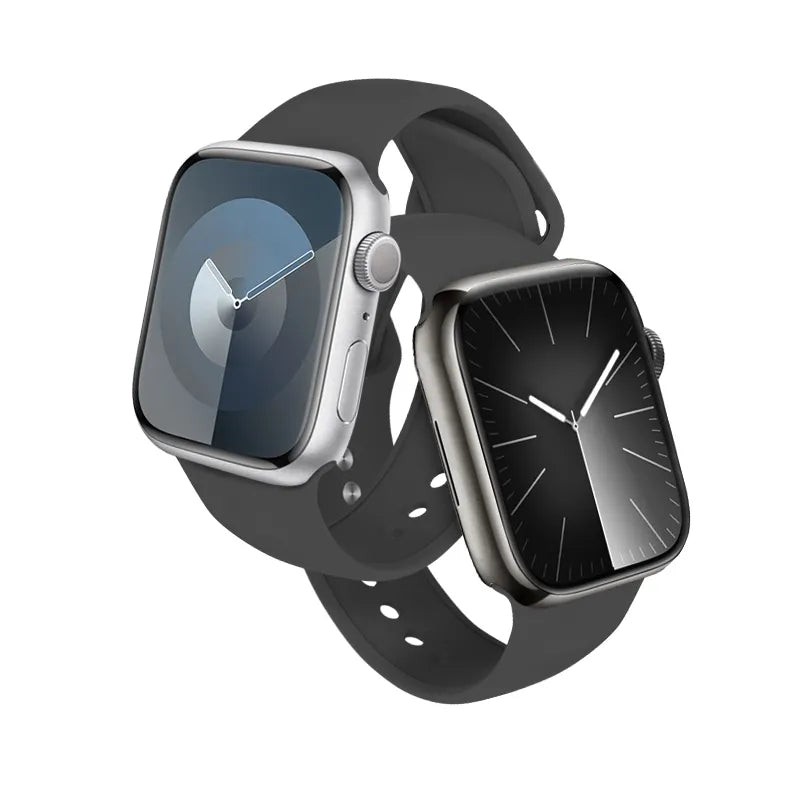 Crong Liquid – Apple Watch dirželis 44/45/46/49 mm (grafitinis)