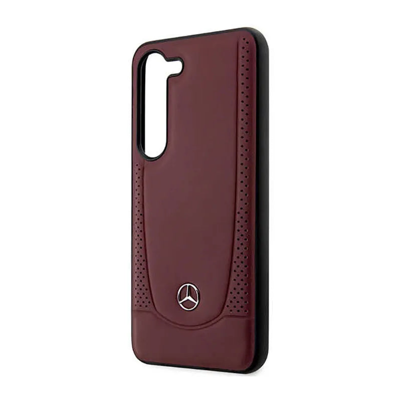 „Mercedes Leather Urban Line“ – dėklas „Samsung Galaxy S23+“ (raudonas)