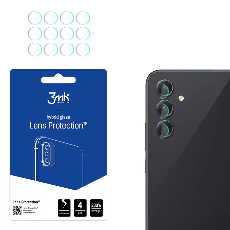 3mk Lens Protection – fotoaparato objektyvo stiklas, skirtas Samsung Galaxy A54 5G (4 vnt.)
