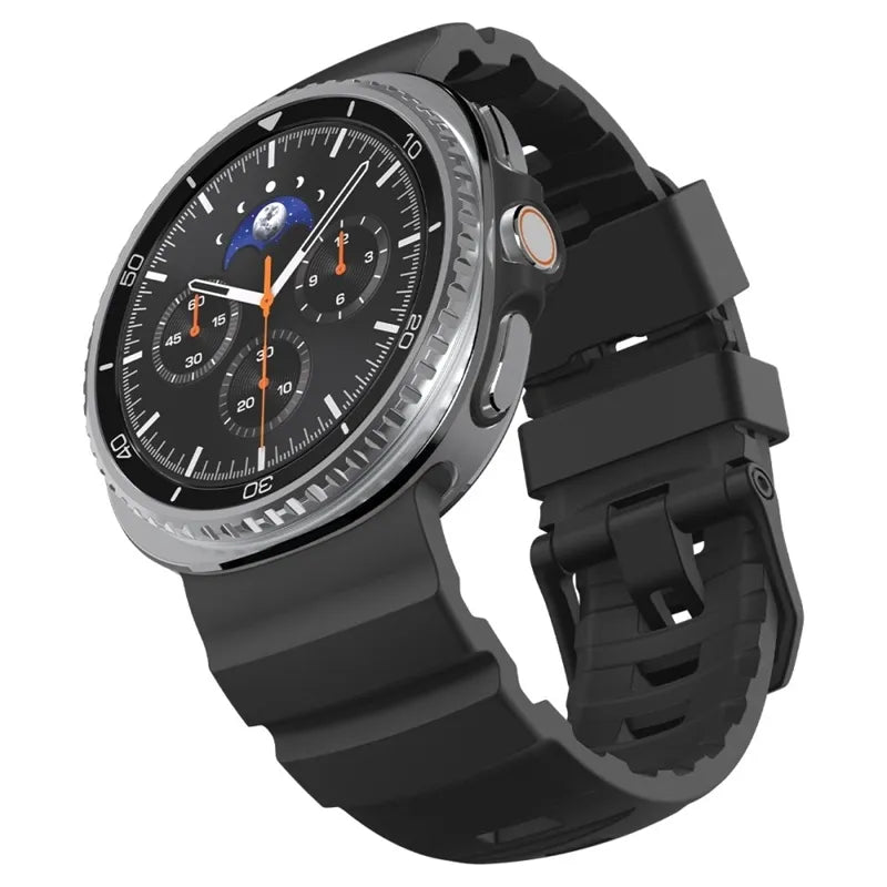 Spigen WBS2 – Apyrankė skirta Samsung Galaxy Watch 8 / 8 Classic 40 / 44 / 46 mm (juoda)