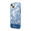 „Guess Porcelain Collection“ – dėklas „iPhone 14 Plus“ (mėlynas)
