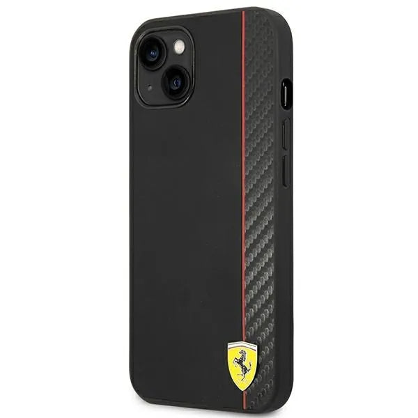 Ferrari Carbon – dėklas iPhone 14 Plus (juodas)