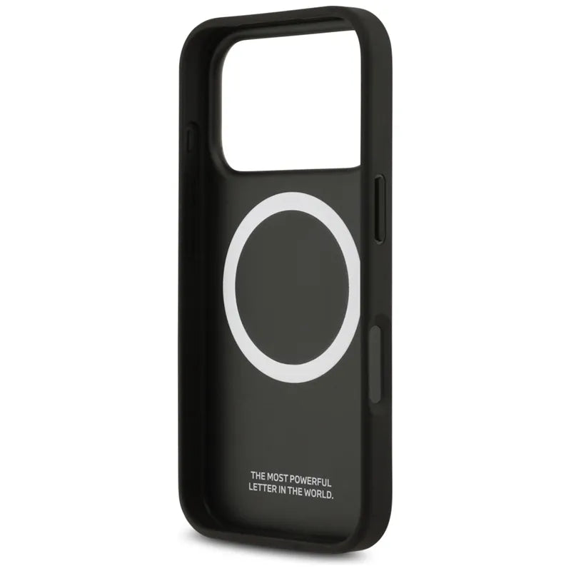 BMW M Kevlar Lines & Logo MagSafe – dėklas iPhone 17 Pro (juodas)