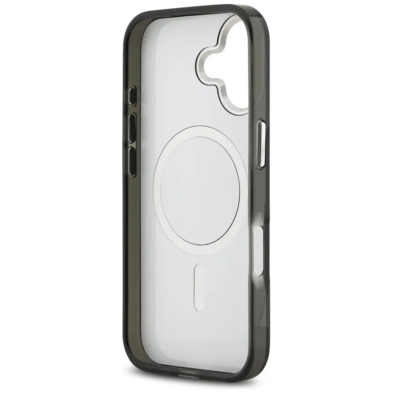 Karl Lagerfeld IML Aquarelle Karl & Logo MagSafe – Dėklas iPhone 17 (juodas)