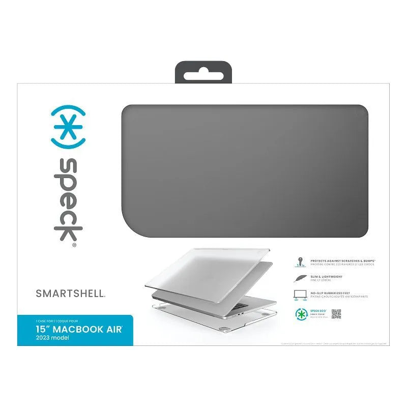 Speck SmartShell – „MacBook Air 15“ dėklas (M5/M4/M3/M2/2026-2023) (Obsidian)