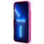 Karl Lagerfeld Liquid Glitter Translucent Elongated Logo dėklas – dėklas iPhone 14 Plus (rožinis)
