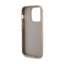 Guess 4G Strass Metal Logo – dėklas iPhone 15 Pro (auksinis)